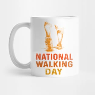 National Walking Day Mug